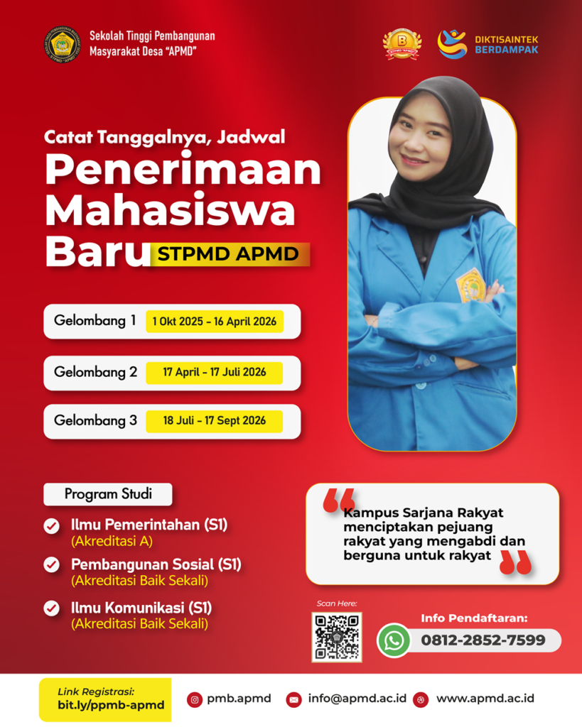 Penerimaan Mahasiswa Baru STPMD APMD